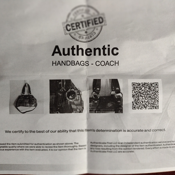 Coach Purple Poppy Handbag - Picture 8 of 8